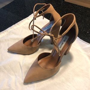 Steve Madden Nude Block Heels